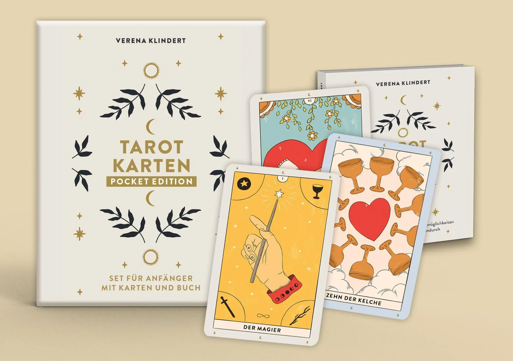 Bild: 4250940200343 | Tarotkarten Pocket Edition | Verena Klindert | Box | 128 S. | Deutsch