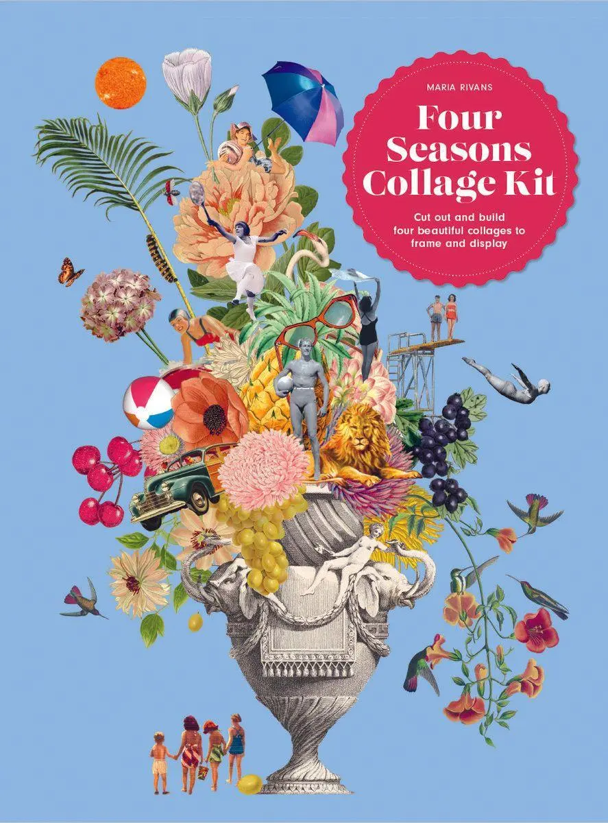 Cover: 9781837760343 | Four Seasons | Build four beautiful collages from this complete kit