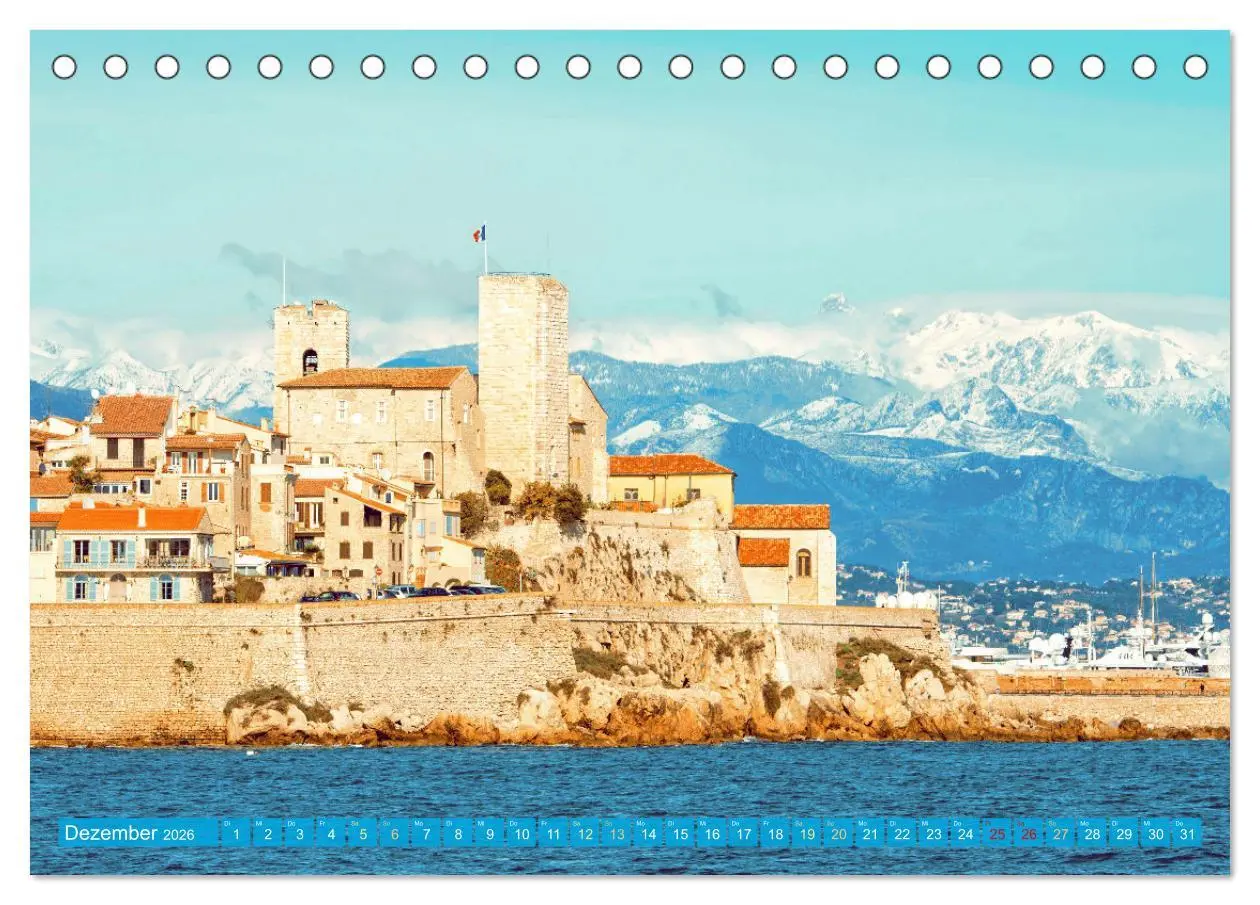 Bild: 9783457470343 | Lebendige Cote d'Azur: Die azurblaue Küste (Tischkalender 2026 DIN...