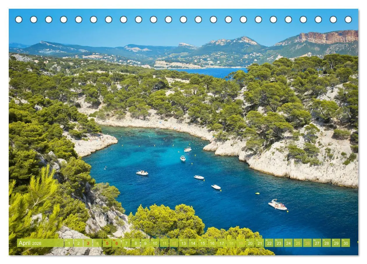 Bild: 9783457470343 | Lebendige Cote d'Azur: Die azurblaue Küste (Tischkalender 2026 DIN...