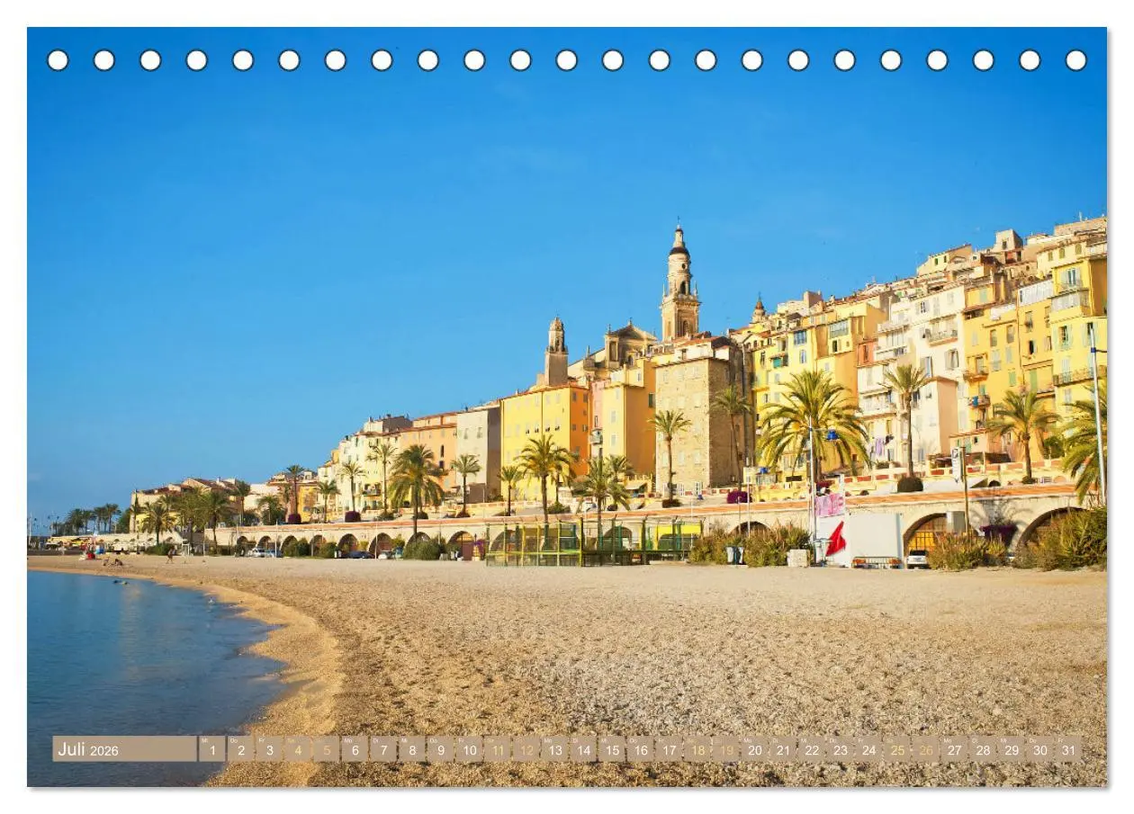 Bild: 9783457470343 | Lebendige Cote d'Azur: Die azurblaue Küste (Tischkalender 2026 DIN...