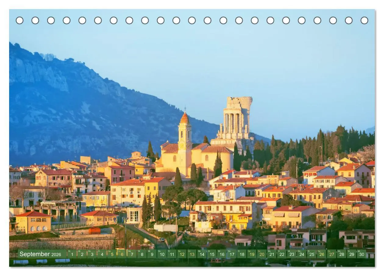 Bild: 9783457470343 | Lebendige Cote d'Azur: Die azurblaue Küste (Tischkalender 2026 DIN...