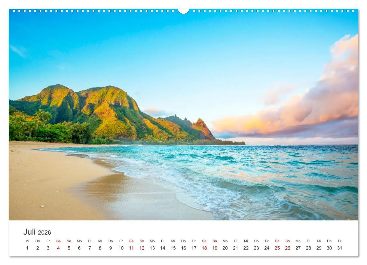 Bild: 9783457540343 | Hawaii Traumziel (Wandkalender 2026 DIN A2 quer), CALVENDO...
