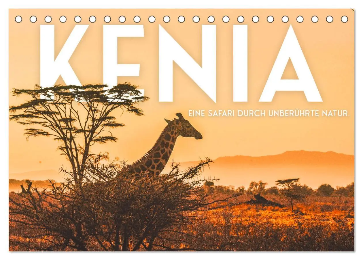 Cover: 9783457610343 | Kenia - Eine Safari durch unberührte Natur. (Tischkalender 2026 DIN...