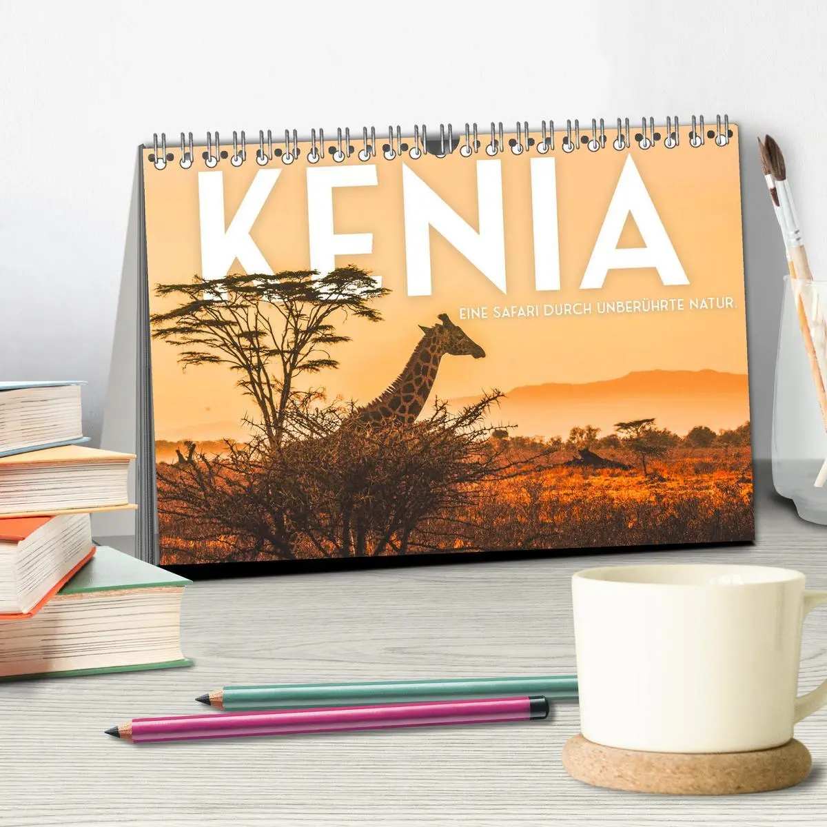 Bild: 9783457610343 | Kenia - Eine Safari durch unberührte Natur. (Tischkalender 2026 DIN...