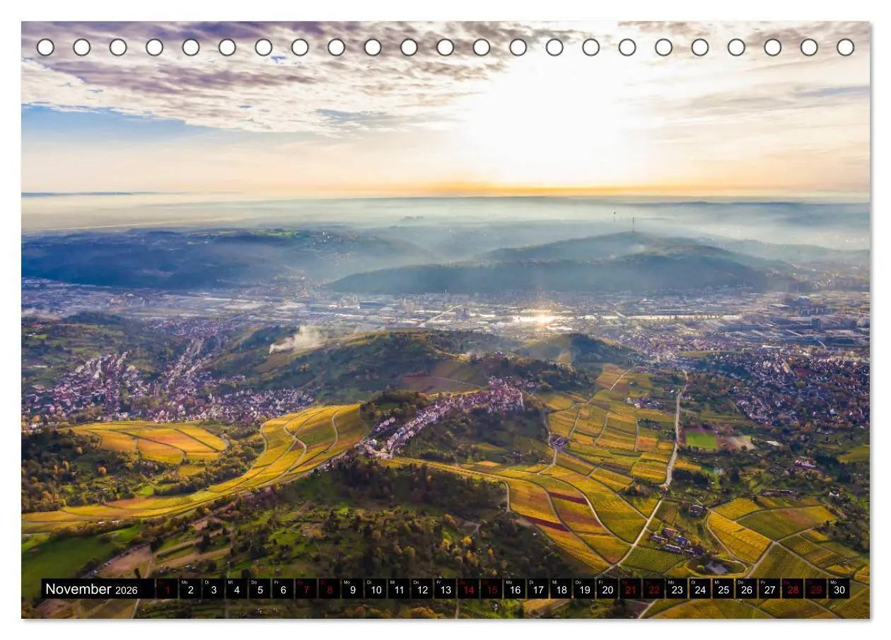 Bild: 9783457780343 | Ein Jahr STUTTGART (Tischkalender 2026 DIN A5 quer), CALVENDO...