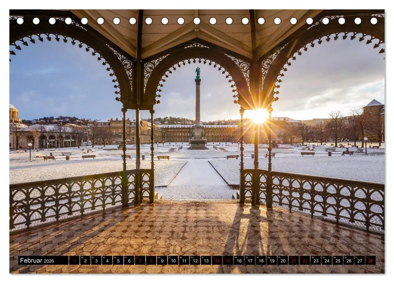 Bild: 9783457780343 | Ein Jahr STUTTGART (Tischkalender 2026 DIN A5 quer), CALVENDO...