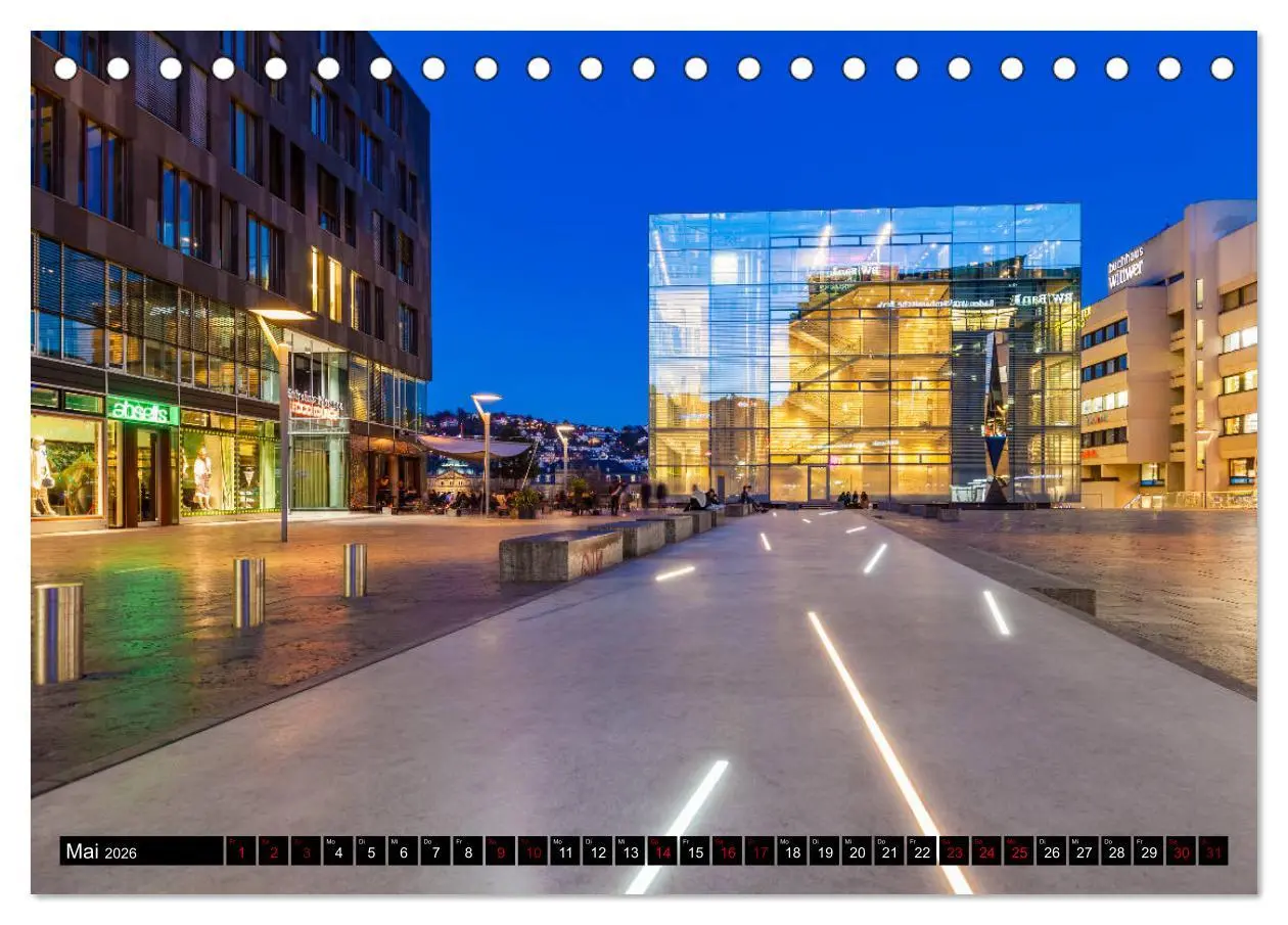 Bild: 9783457780343 | Ein Jahr STUTTGART (Tischkalender 2026 DIN A5 quer), CALVENDO...