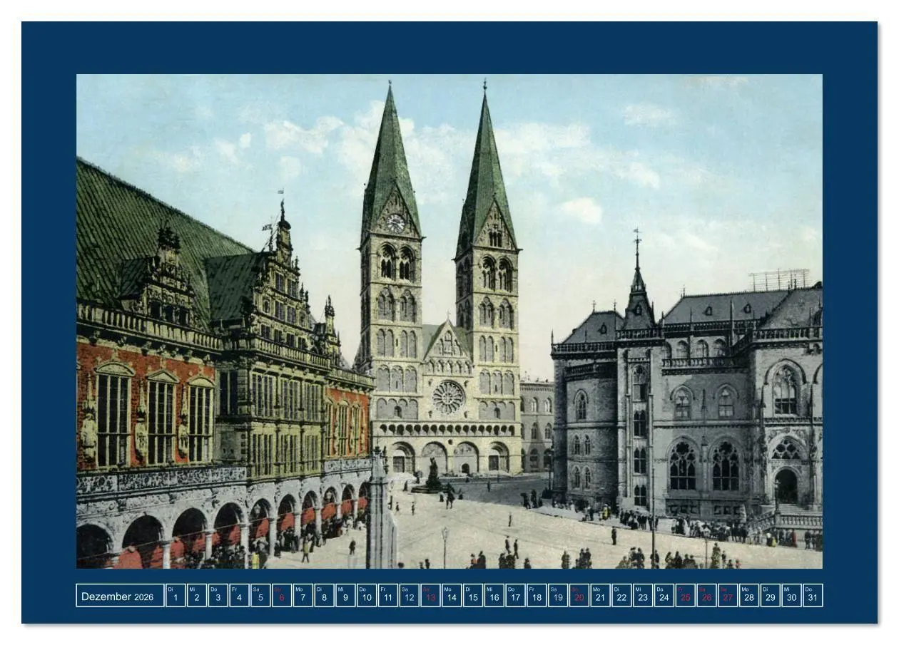 Bild: 9783457920343 | Historisches Bremen an der Weser von 1888 bis 1918 (Tischkalender...