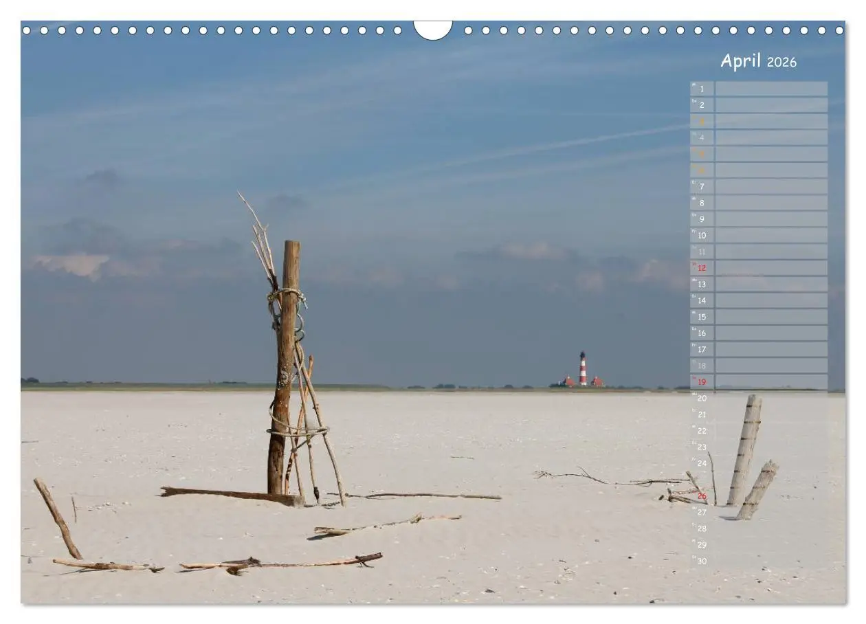 Bild: 9783516180343 | Strandspaziergang / Geburtstagskalender (Wandkalender 2026 DIN A3...