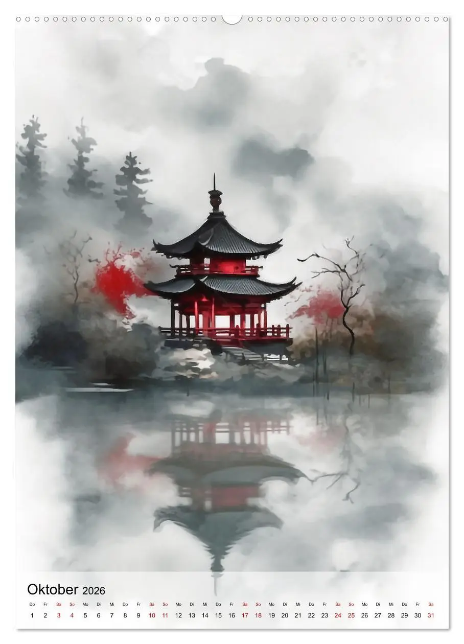 Bild: 9783516320343 | Ruhe im Zen (Wandkalender 2026 DIN A2 hoch), CALVENDO Monatskalender