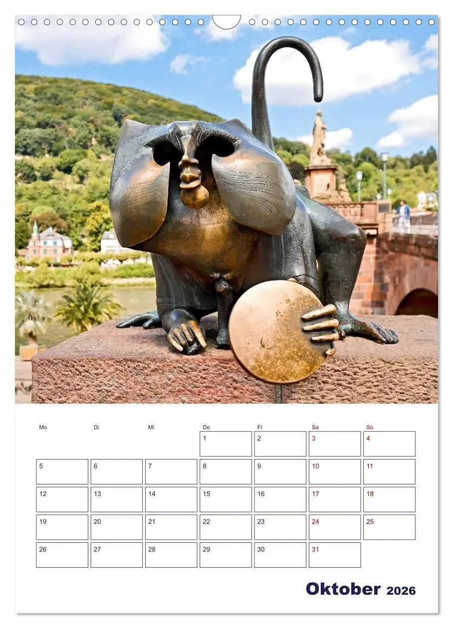 Bild: 9783516700343 | Heidelberg - Historische Altstadt (Wandkalender 2026 DIN A3 hoch),...