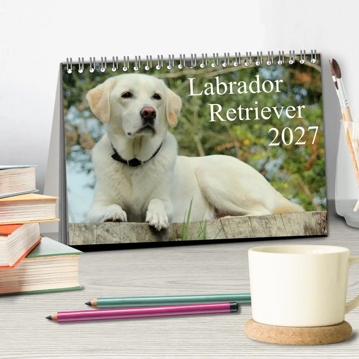 Bild: 9783594160343 | Labrador Retriever 2027 (Tischkalender 2027 DIN A5 quer), CALVENDO...