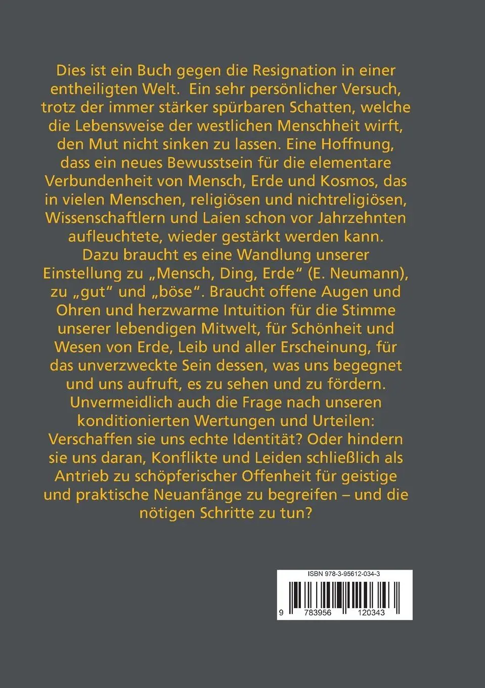 Rückseite: 9783956120343 | Die Göttlichkeit des Irdischen | Brigitte Romankiewicz | Taschenbuch