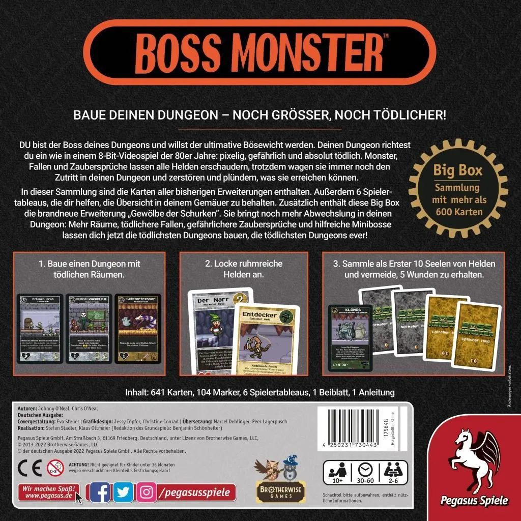 Bild: 4250231730443 | Boss Monster Big Box | Johnny O'Neal | Spiel | Brettspiel | 17564G