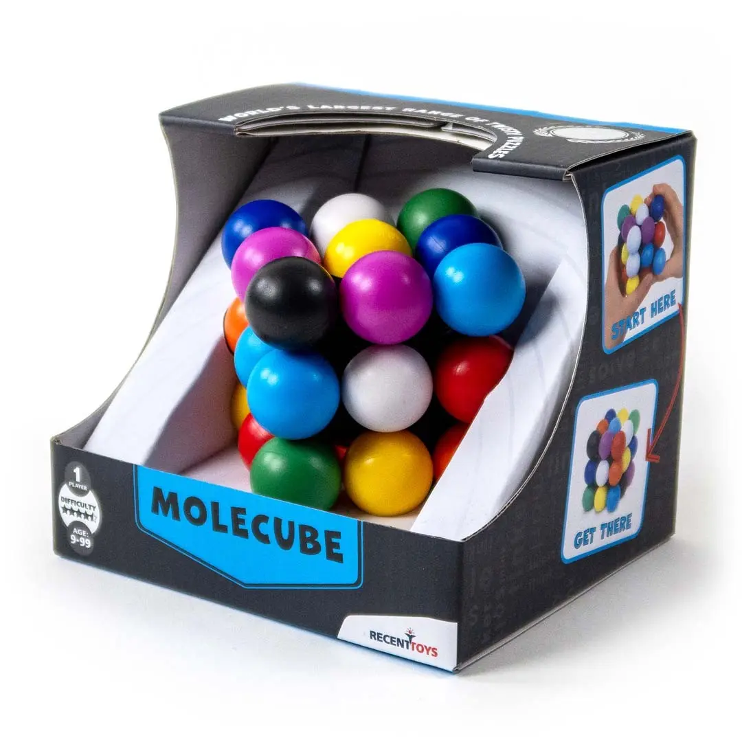 Cover: 8717278850443 | Mole Cube | Spieleranzahl: 1, Logikspiel, Level: 4,5, RECENT TOYS