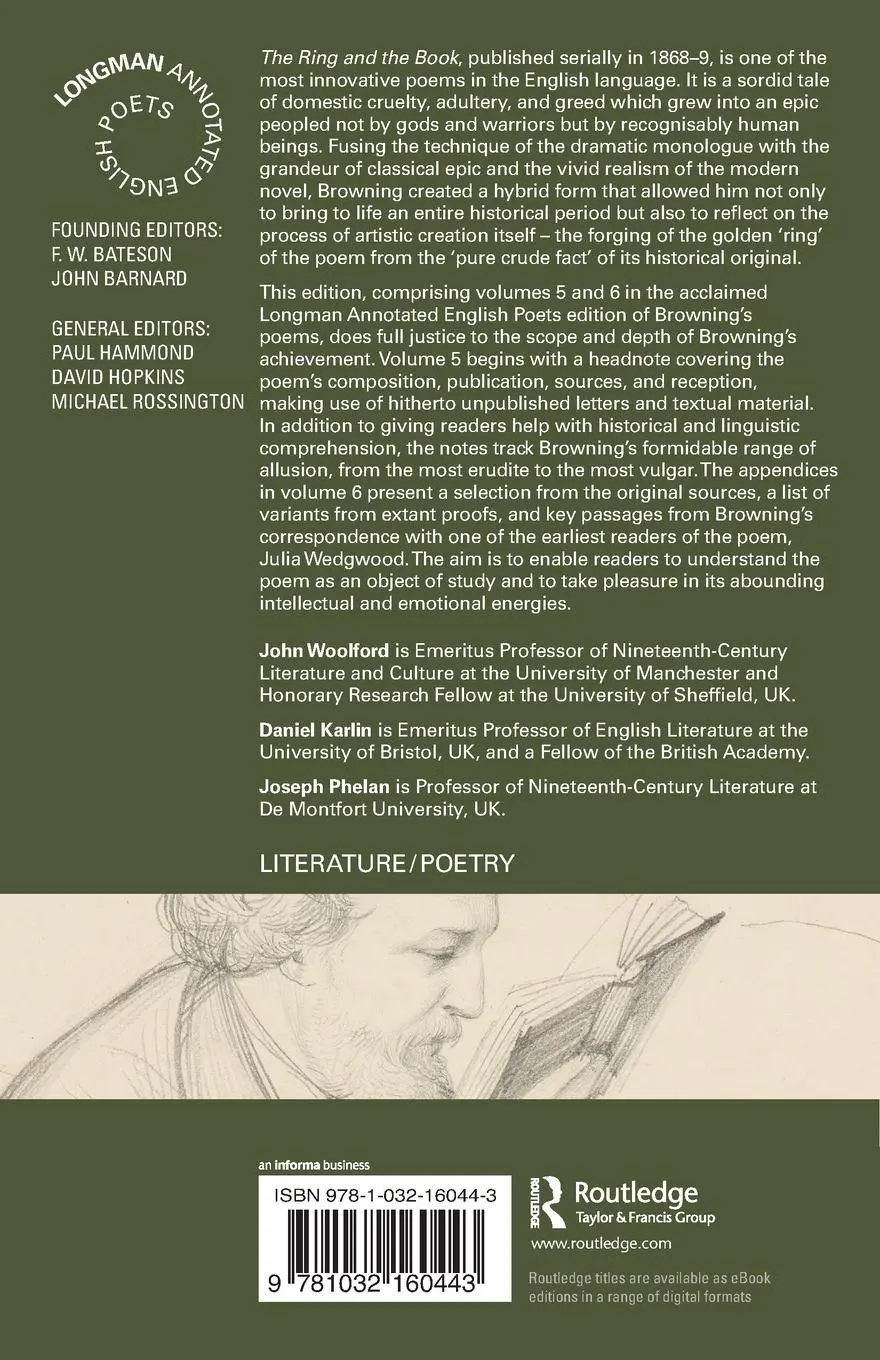 Rückseite: 9781032160443 | The Poems of Robert Browning | John Woolford (u. a.) | Taschenbuch