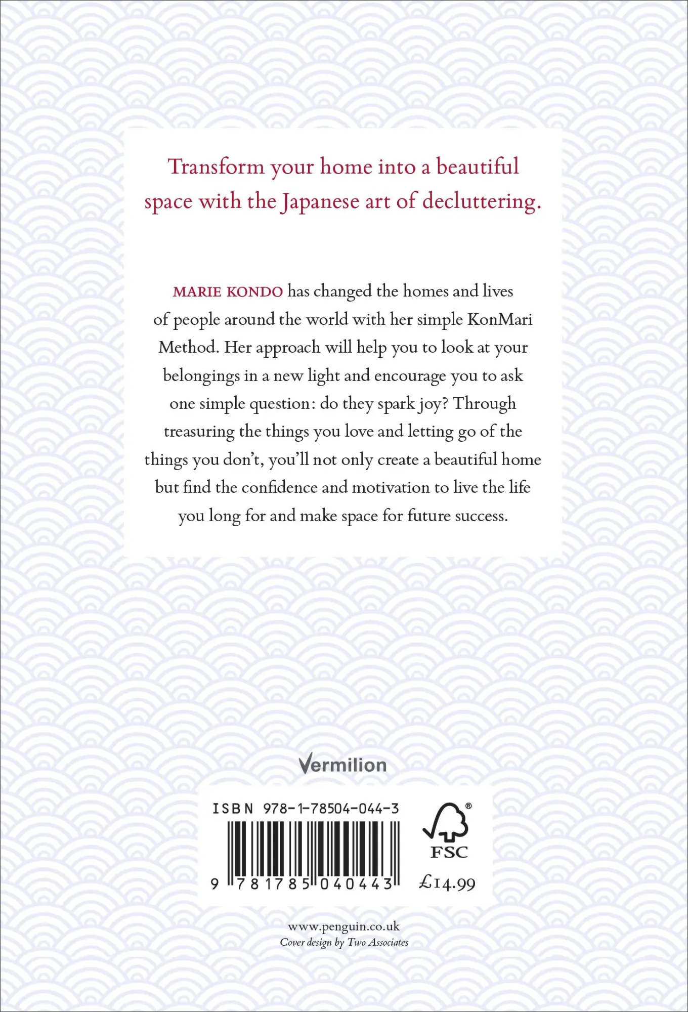 Rückseite: 9781785040443 | The Life-Changing Magic of Tidying | The Japanese Art | Marie Kondo