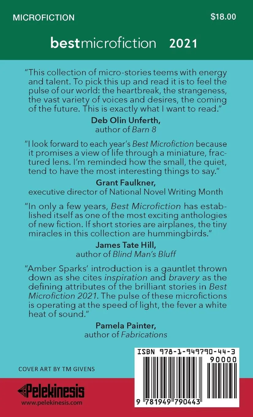 Rückseite: 9781949790443 | Best Microfiction 2021 | Meg Pokrass (u. a.) | Taschenbuch | Englisch