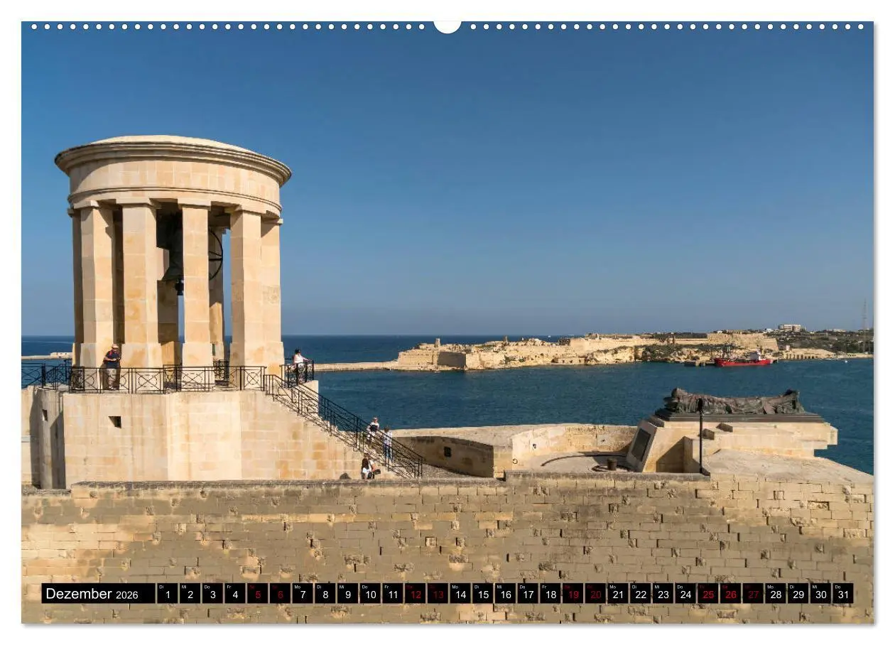 Bild: 9783457840443 | Valletta - Malta (Wandkalender 2026 DIN A2 quer), CALVENDO...
