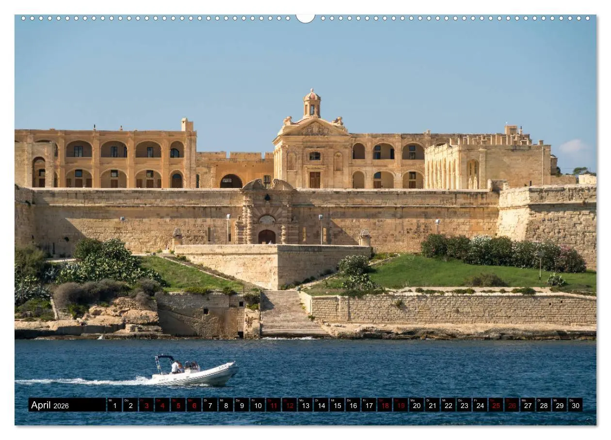 Bild: 9783457840443 | Valletta - Malta (Wandkalender 2026 DIN A2 quer), CALVENDO...