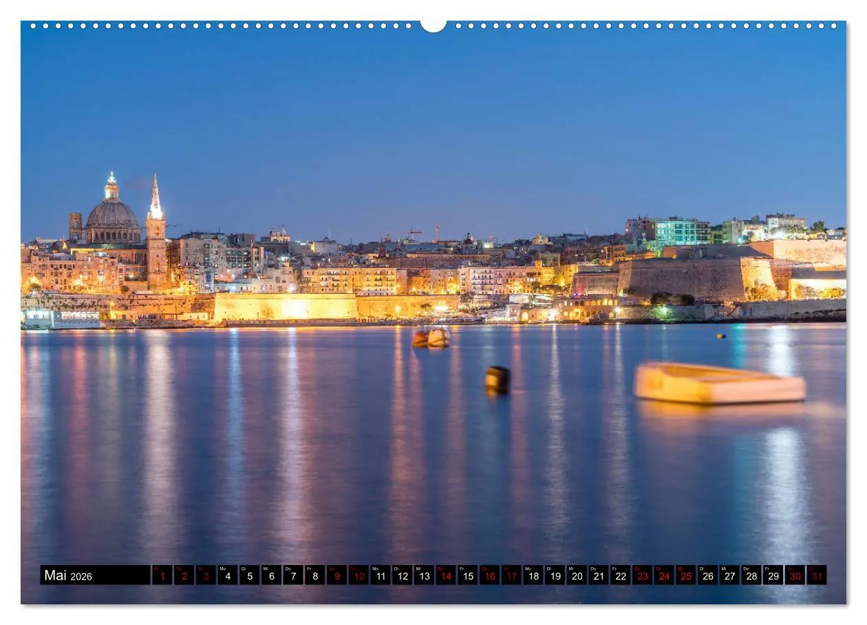 Bild: 9783457840443 | Valletta - Malta (Wandkalender 2026 DIN A2 quer), CALVENDO...