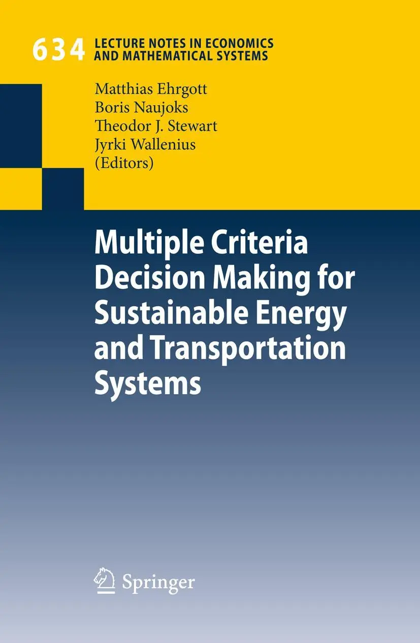 Cover: 9783642040443 | Multiple Criteria Decision Making for Sustainable Energy and...