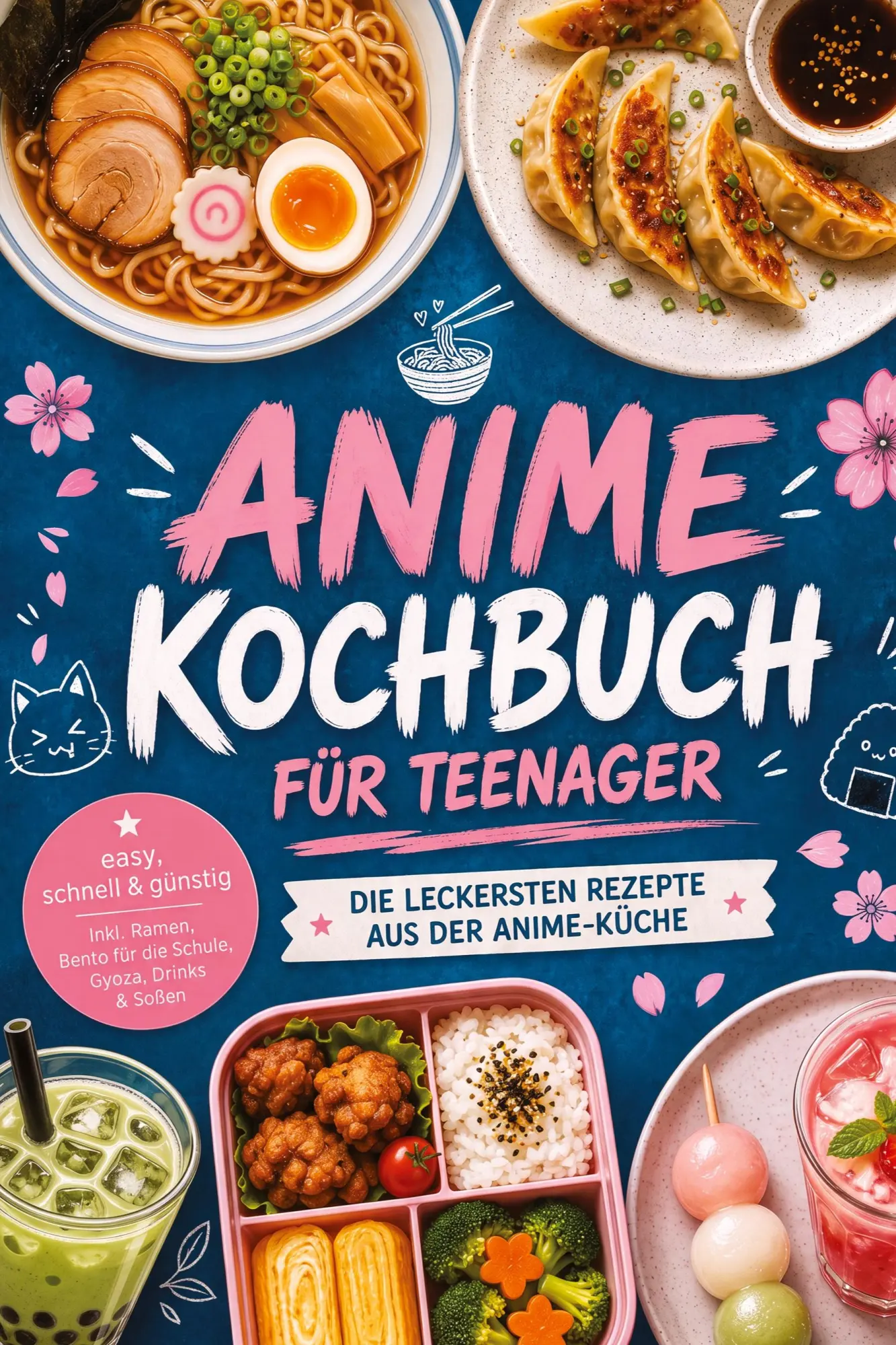 Cover: 9783694380443 | Anime Kochbuch für Teenager: Die leckersten Rezepte aus der...