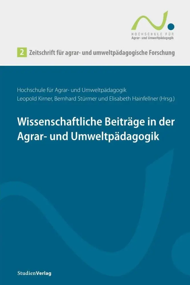 Cover: 9783706560443 | Zeitschrift für agrar- und umweltpädagogische Forschung 2 | Buch