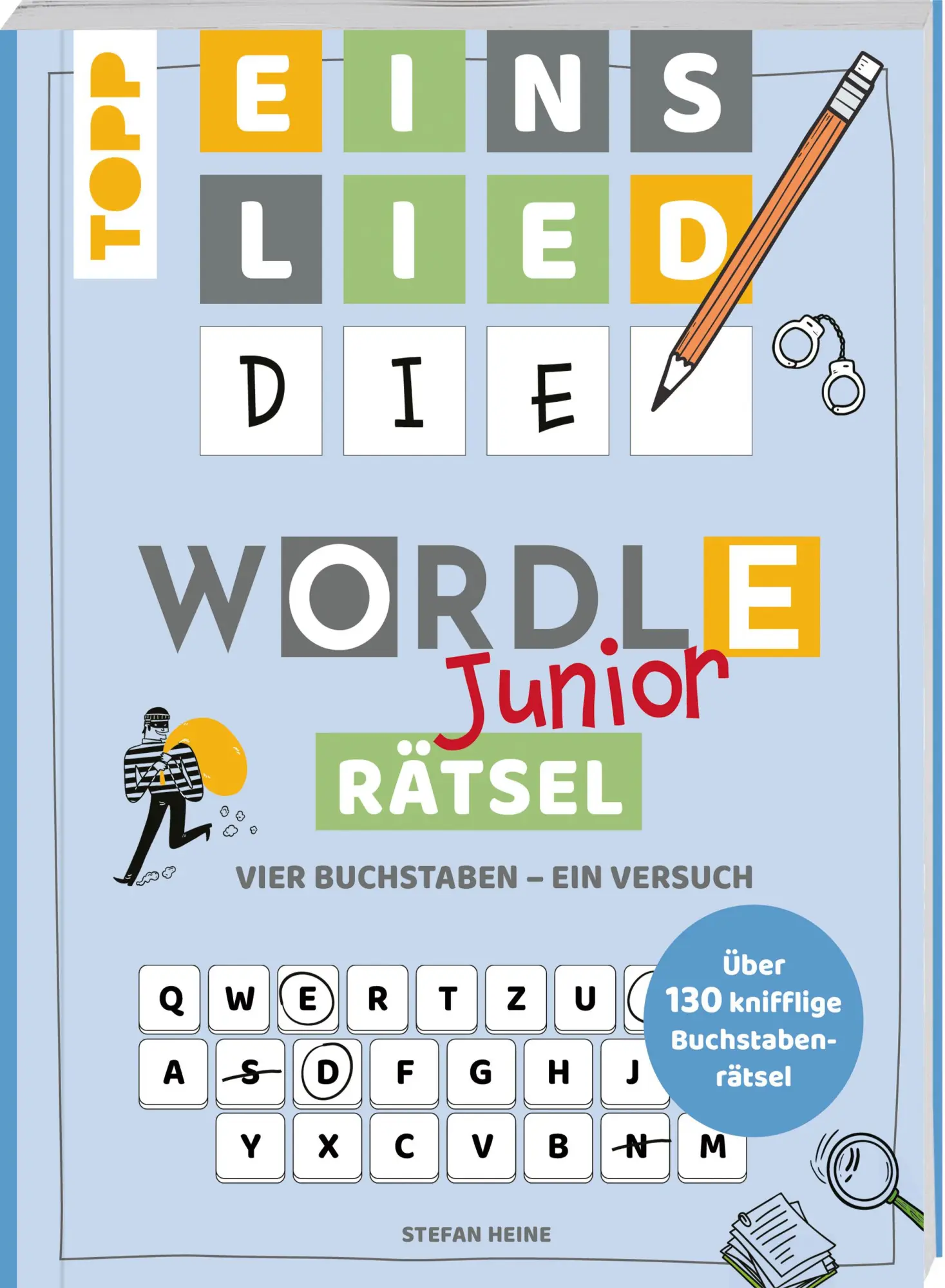 Cover: 9783735890443 | WORDLE Rätsel Junior | Stefan Heine | Taschenbuch | 80 S. | Deutsch