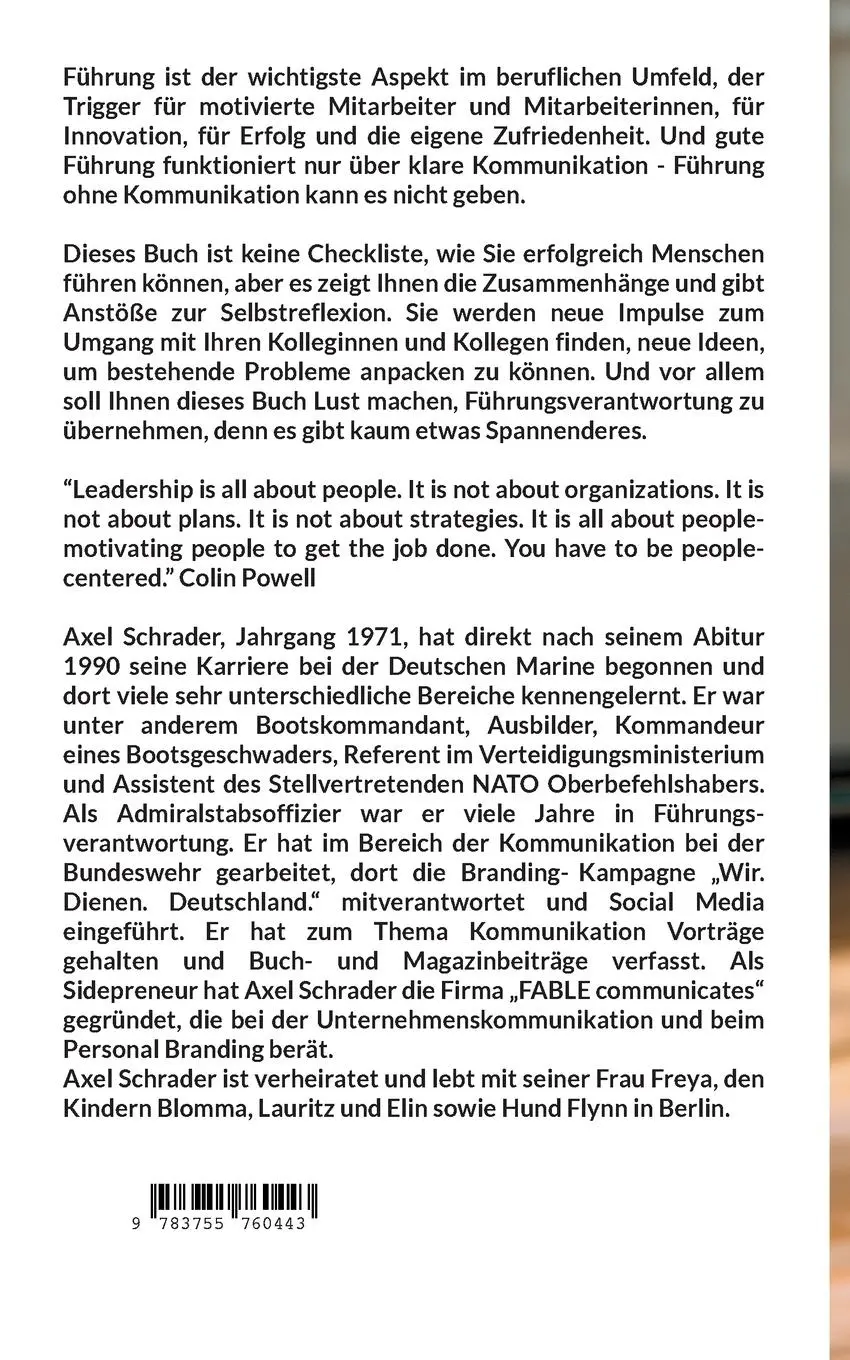Rückseite: 9783755760443 | Führung | Die Macht der Kommunikation | Axel Schrader | Taschenbuch