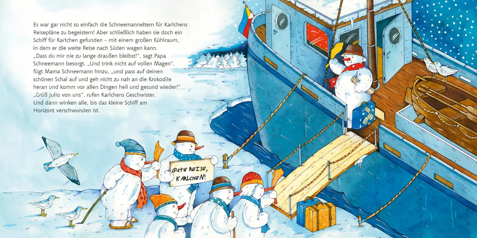 Bild: 9783963040443 | Schneemann Karlchen - Auf großer Fahrt | Christian Kämpf (u. a.)