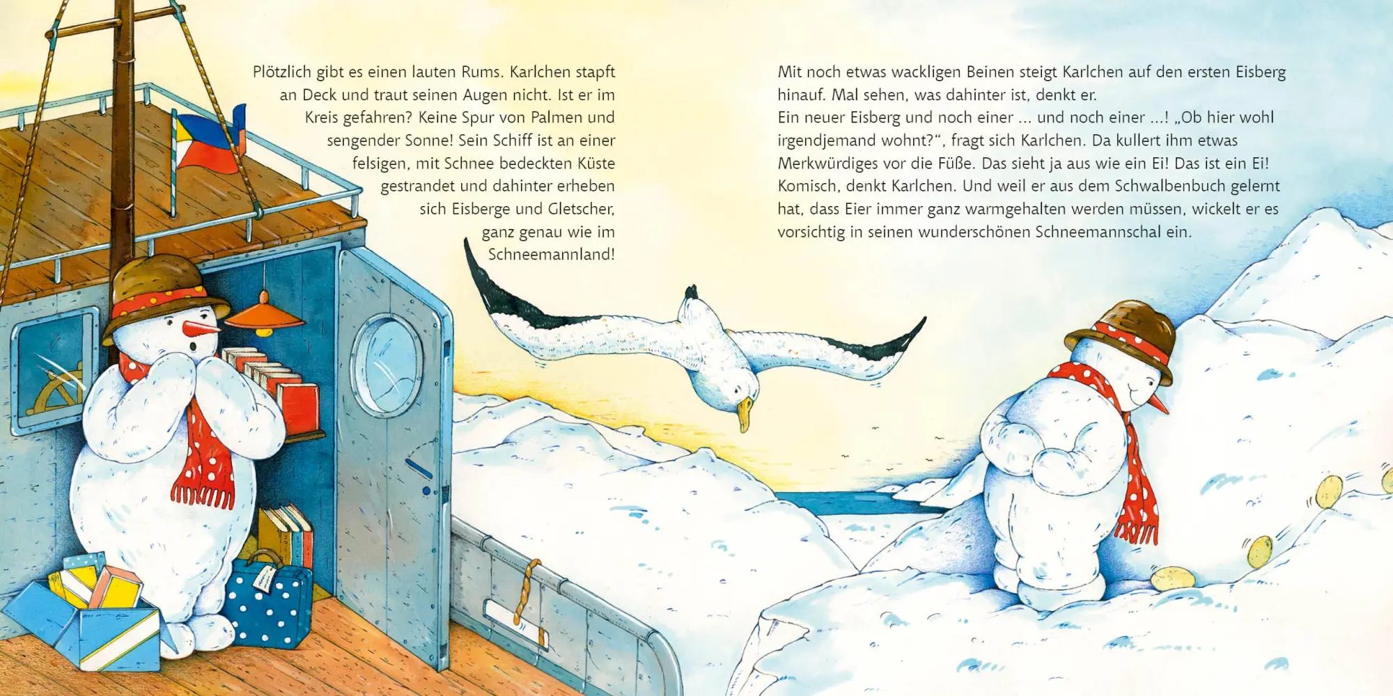 Bild: 9783963040443 | Schneemann Karlchen - Auf großer Fahrt | Christian Kämpf (u. a.)