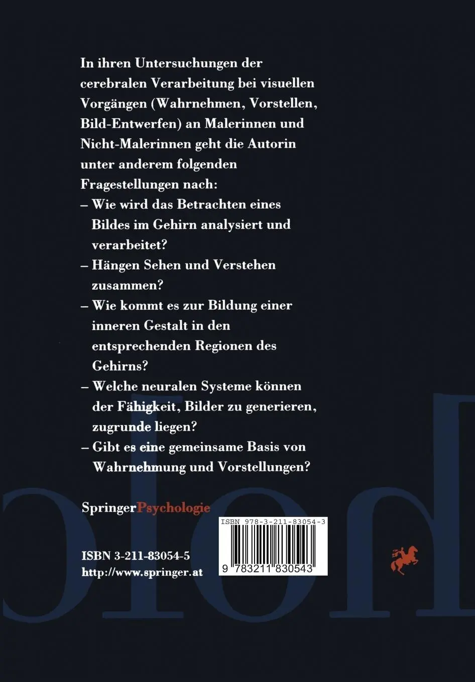 Rückseite: 9783211830543 | Neurophysiologische Korrelate malerischer Begabung | Sonja Kaplan