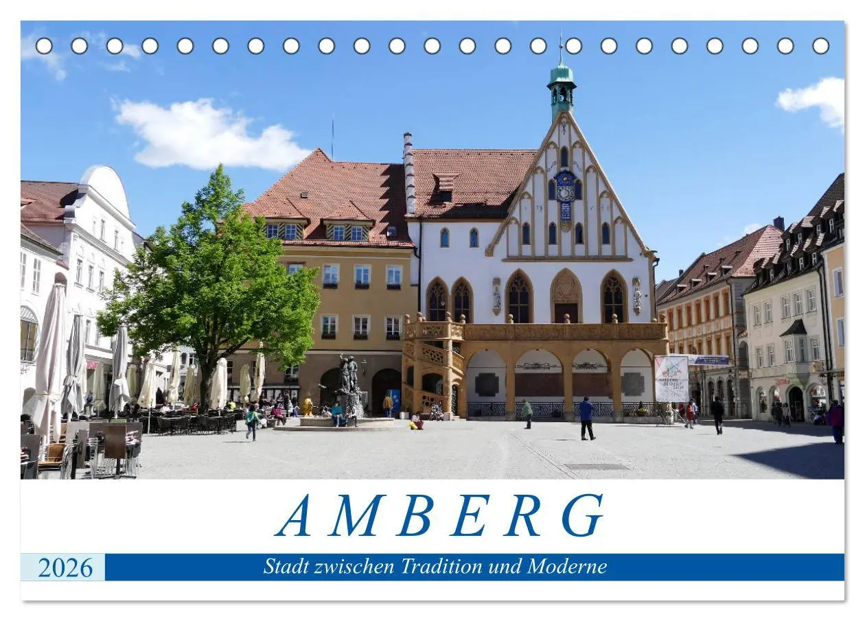 Cover: 9783457830543 | Amberg - Stadt zwischen Tradition und Moderne (Tischkalender 2026...