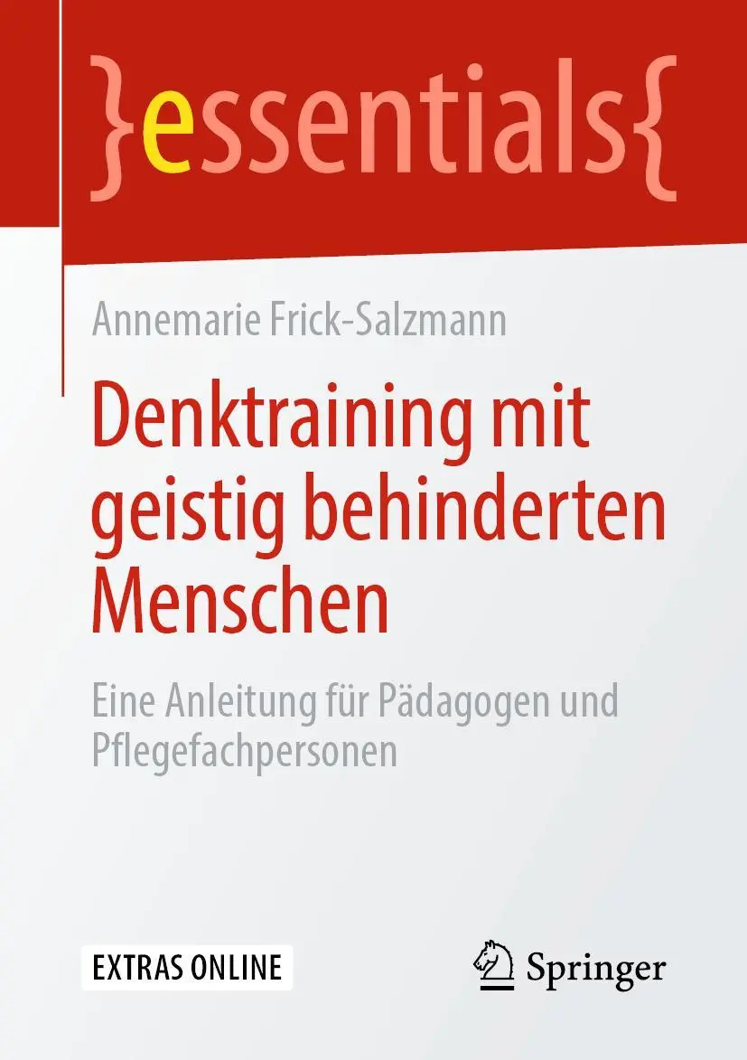 Cover: 9783658280543 | Denktraining mit geistig behinderten Menschen | Frick-Salzmann | Buch