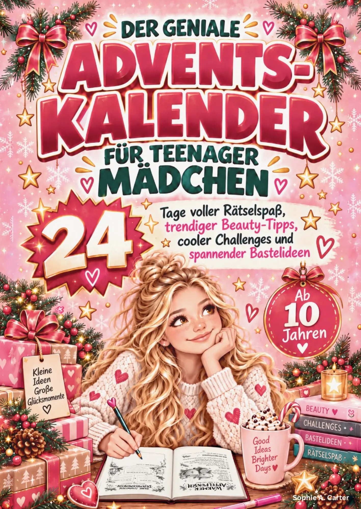 Cover: 9783692770543 | Der geniale Adventskalender für Teenager Mädchen | Sophie A. Carter