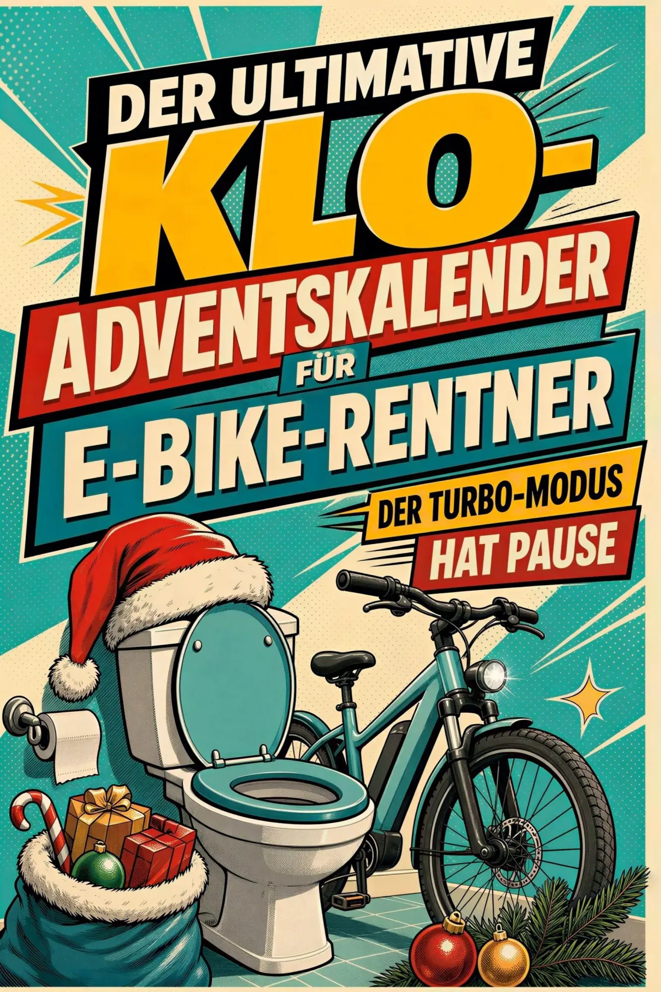 Cover: 9783696110543 | Der ultimative Klo-Adventskalender für E-Bike-Rentner | Luca Hartmann