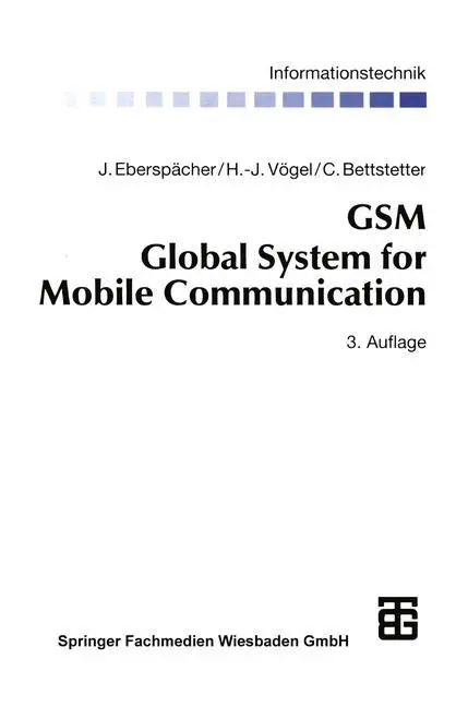 Cover: 9783322940643 | GSM Global System for Mobile Communication | Jörg Eberspächer (u. a.)