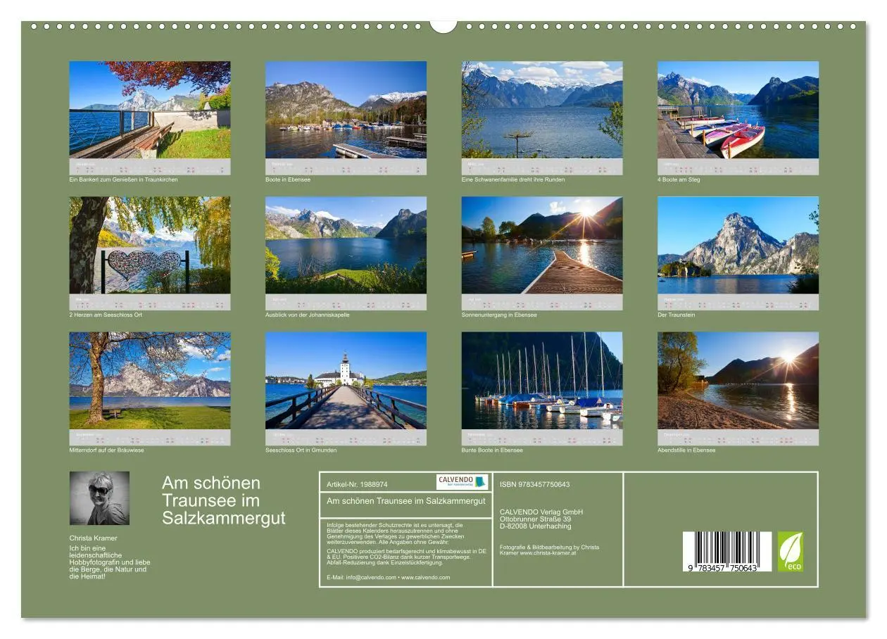 Bild: 9783457750643 | Am schönen Traunsee im Salzkammergut (hochwertiger Premium...
