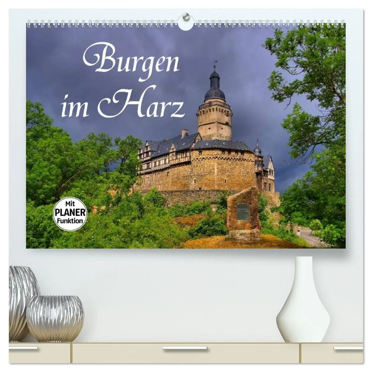 Cover: 9783457990643 | Burgen im Harz (hochwertiger Premium Wandkalender 2026 DIN A2...
