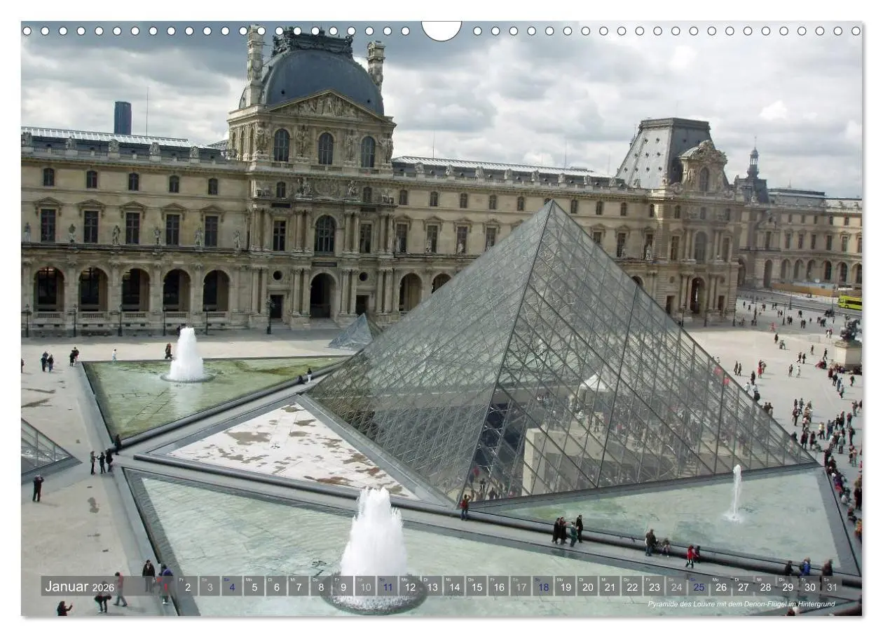 Bild: 9783516080643 | Paris Highlights Wandkalender 2026 DIN A3 quer (Wandkalender 2026...