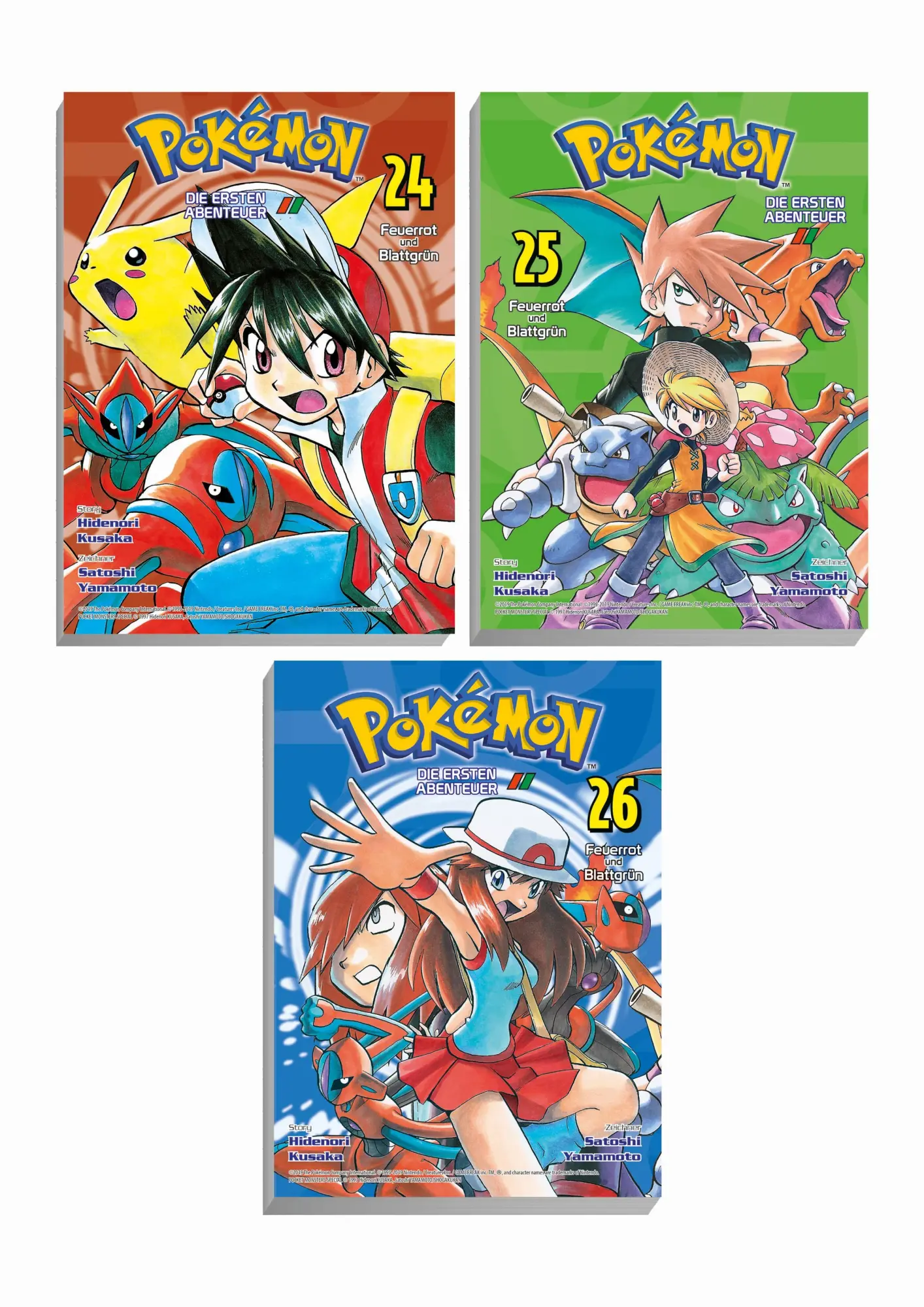 Cover: 9783741640643 | Pokémon - Manga Pack 07 | Hidenori Kusaka (u. a.) | Taschenbuch | 2024