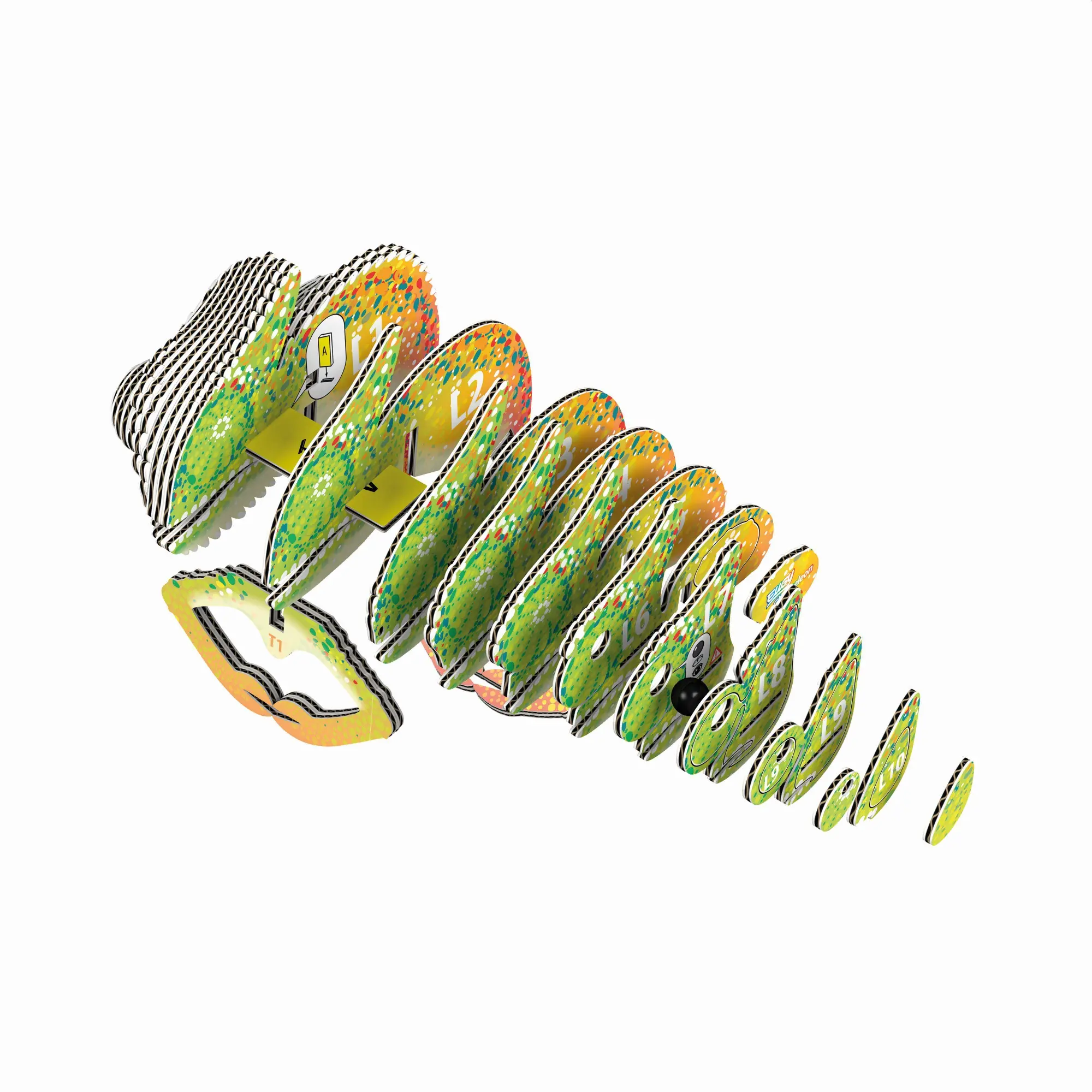 Bild: 9421035150743 | EUGY - 3D Bastelset Chamäleon | Eugy | Kit (Bastelset) | 650075 | 2023