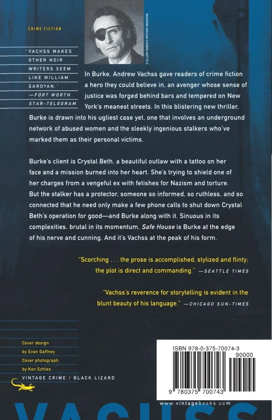 Rückseite: 9780375700743 | Safe House | A Burke Novel | Andrew Vachss | Taschenbuch | Englisch