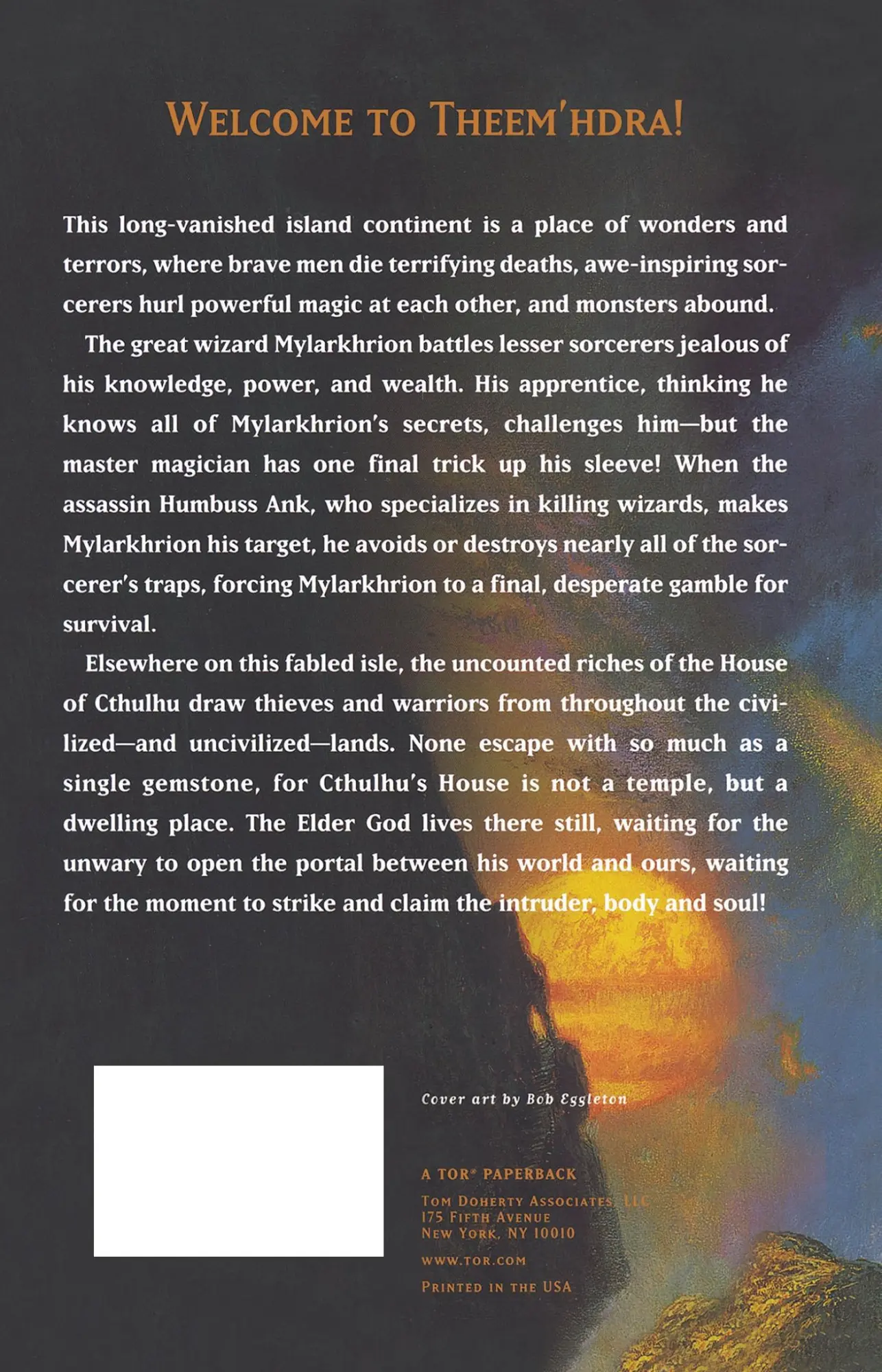 Rückseite: 9780765310743 | The House of Cthulhu | Tales of the Primal Land Vol. 1 | Brian Lumley