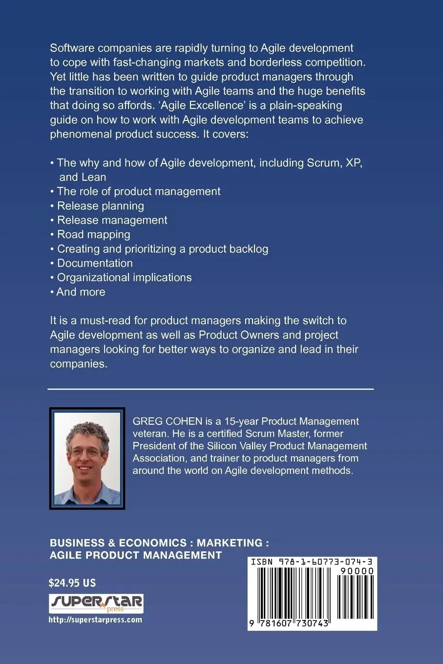 Rückseite: 9781607730743 | Agile Excellence for Product Managers | Greg Cohen | Taschenbuch