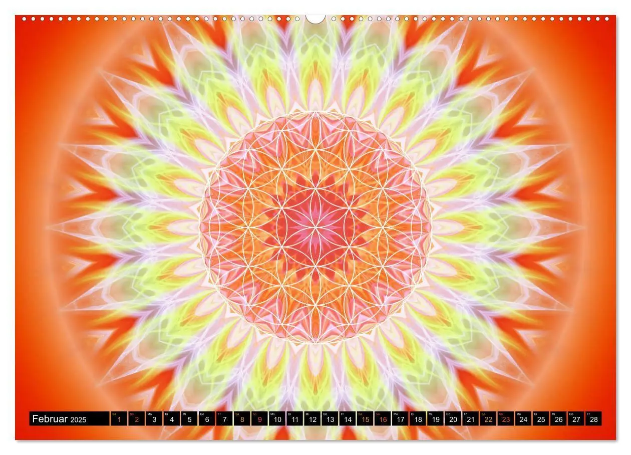 Bild: 9783435410743 | Energie - Mandalas in orange (hochwertiger Premium Wandkalender...