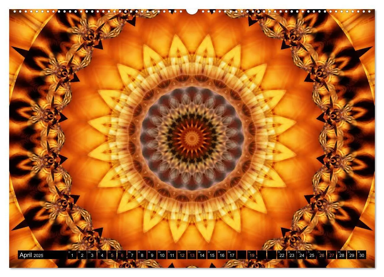 Bild: 9783435410743 | Energie - Mandalas in orange (hochwertiger Premium Wandkalender...