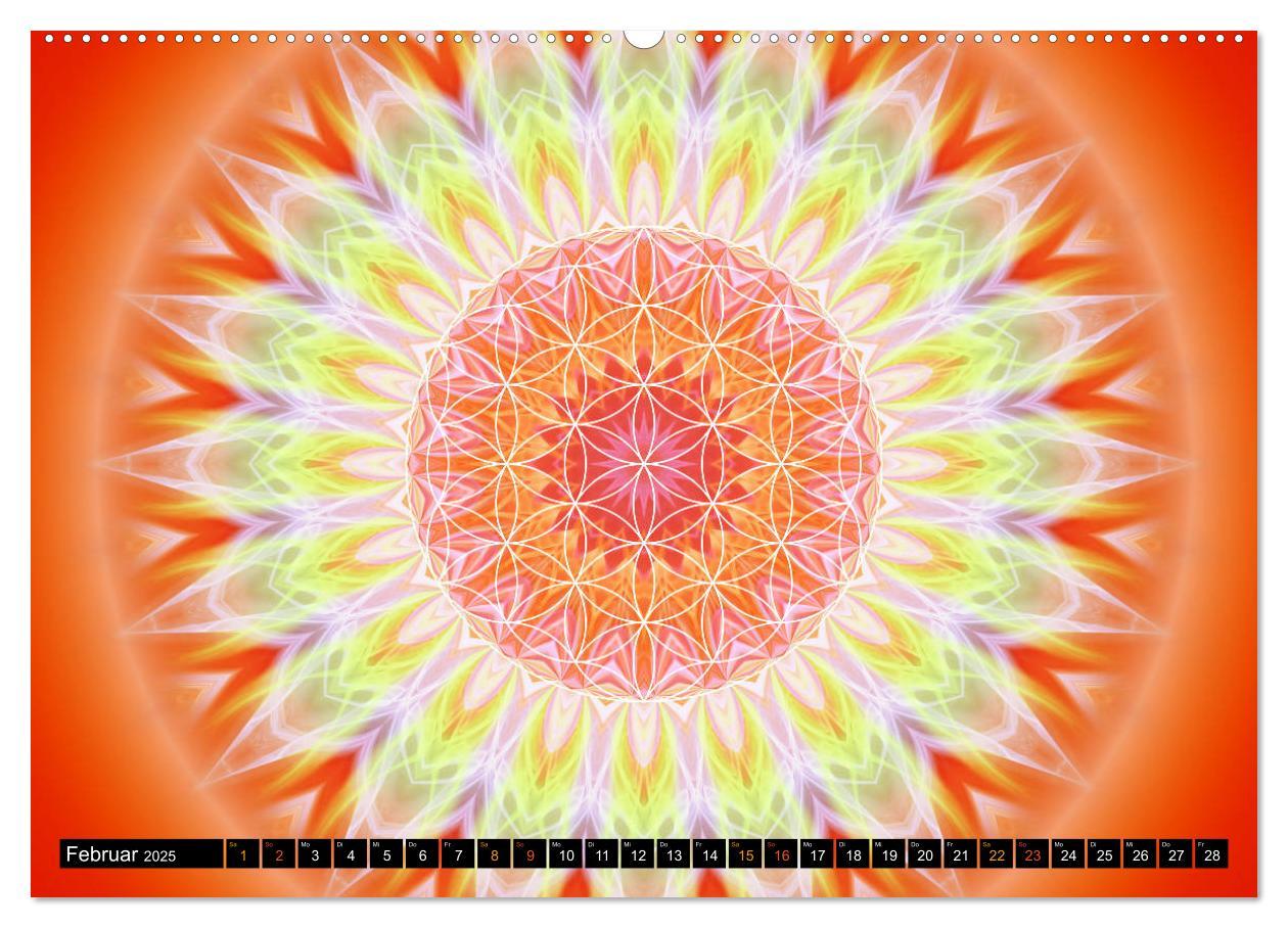 Bild: 9783435410743 | Energie - Mandalas in orange (hochwertiger Premium Wandkalender...